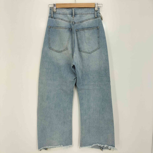 リエディ Re:EDIT 裾フリンジカーブデニムパンツ レディース SC