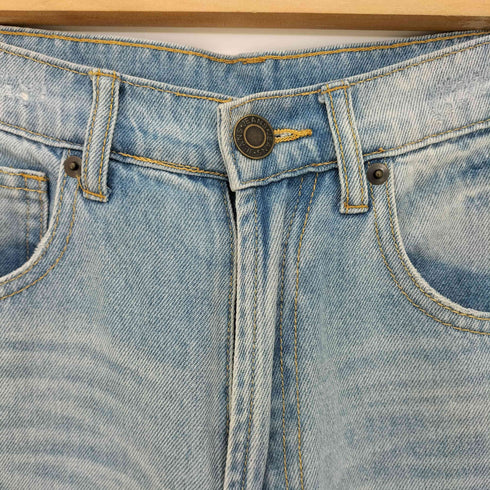 リエディ Re:EDIT 裾フリンジカーブデニムパンツ レディース SC