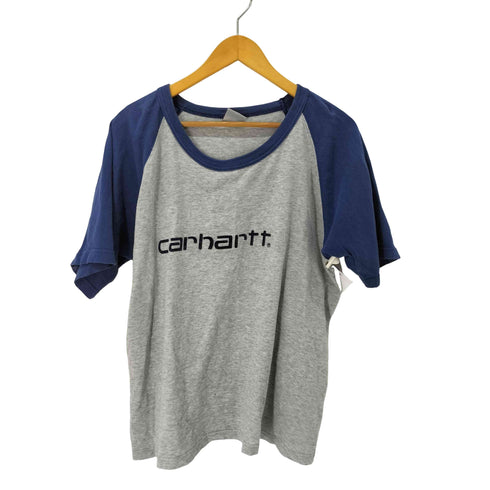 カーハート Carhartt フェルトロゴ バックプリント クロップド ラグラン Tシャツ メンズ import:L