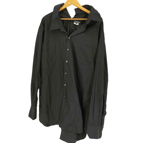 ジュンヤワタナベコムデギャルソン JUNYA WATANABE COMME des GARCONS AD2017 18SS アシンメトリー 変形 L/S コットン シャツ ワンピース レディース JPN:S