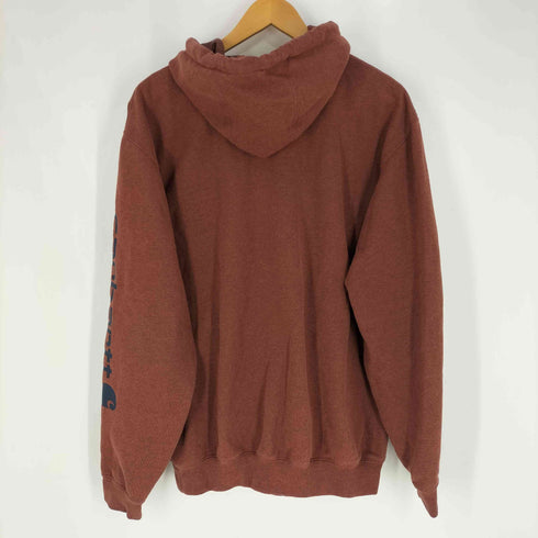 カーハート Carhartt LOOSE FIT MIDWEIGHT GRAPHIC LOGO SLEEVE PULLOVER PARKA メンズ import:M