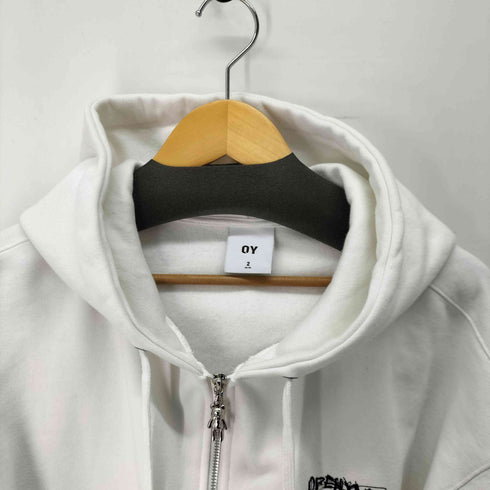 オーワイ OY 25SS EMBROIDERED SKETCH DOLLY HOODIE エンブロイダードスケッチオードリージップ パーカー メンズ 2