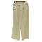 ウィム バイ リドム WYM LIDNM HIGH TWISTED GABA WIDE TUCK SLACKS メンズ JPN:M