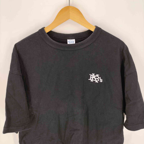 ケボズ KEboz ロゴ刺繍 クルーネック Tシャツ メンズ JPN:S