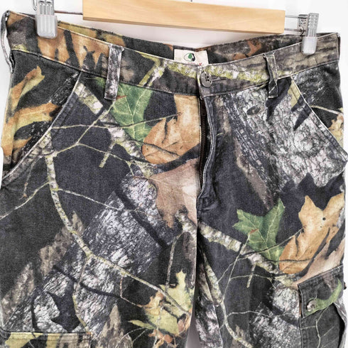 MOSSYOAK サイドアジャスター リアルツリーカモ柄 カーゴ パンツ メンズ S