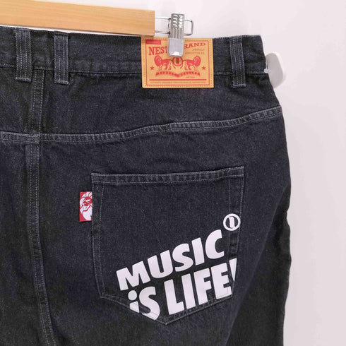 ネスタブランド NESTA BRAND ワイドテーパード バギーデニムパンツ メンズ 120