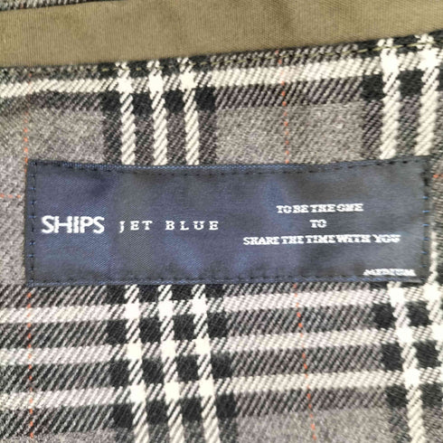 シップスジェットブルー SHIPS JET BLUE ストーン ウォッシュ コットン ブルゾン メンズ JPN:M
