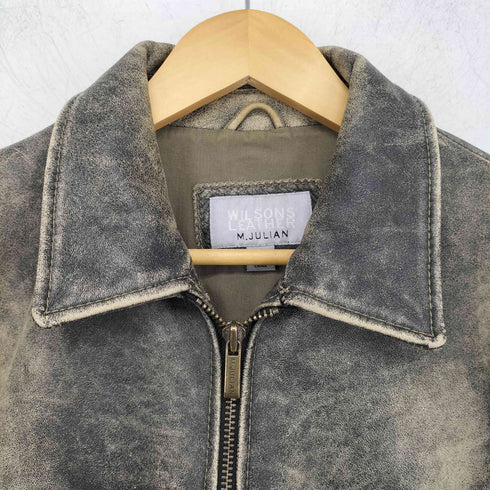 WILSONS LEATHER used加工レザージャケット メンズ JPN:M