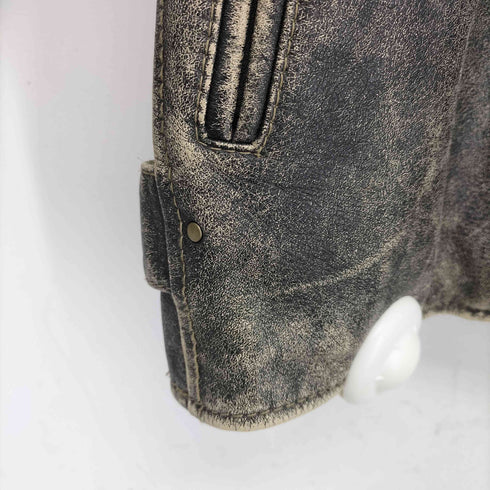 WILSONS LEATHER used加工レザージャケット メンズ JPN:M