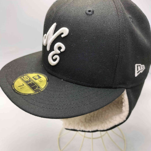 ニューエラ NEW ERA 59FIFTY Dog Ear ドッグイヤー NEロゴ 刺繍 フライトキャップ メンズ 7 1/4