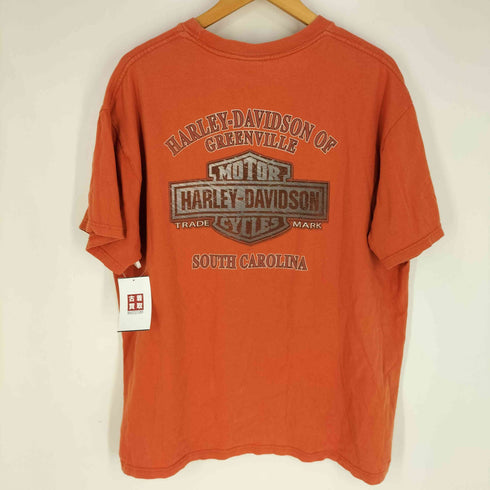 ハーレーダビッドソン HARLEY-DAVIDSON 2009年コピーライト ニカラグア製 イーグル 両面プリント Tシャツ メンズ import:XL