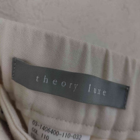 セオリーリュクス theory luxe ウールテーパードスリムパンツ NEW SAXONY CAROL レディース 032