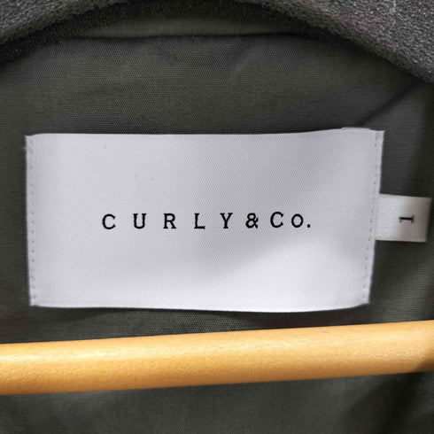 カーリー CURLY&Co FROSTED SHIPROCKET HIGH DENSITY JERSEY ミリタリーシャツジャケット メンズ JPN:1