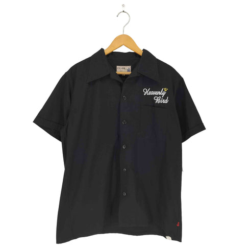 イオラニ IOLANI 居楽仁 鶴 日の丸 S/Sオープンカラーシャツ メンズ JPN:XL