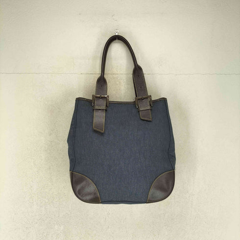 ロンシャン LONGCHAMP デニムレザー トートバッグ レディース
