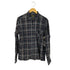 one percent thirteen NAVY TARTAN SHIRT オープンカラー シャツ メンズ JPN:XL