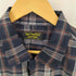 one percent thirteen NAVY TARTAN SHIRT オープンカラー シャツ メンズ JPN:XL