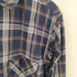 one percent thirteen NAVY TARTAN SHIRT オープンカラー シャツ メンズ JPN:XL