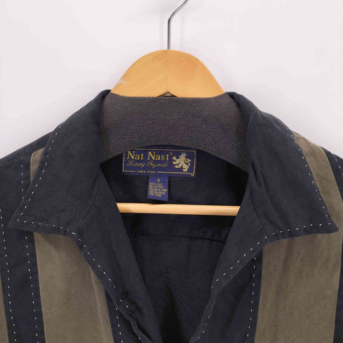 ナットナスト NAT NAST 90-00s シルクオープンカラーシャツ メンズ import:S