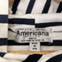 アメリカーナ Americana ボーダーショートパーカー レディース