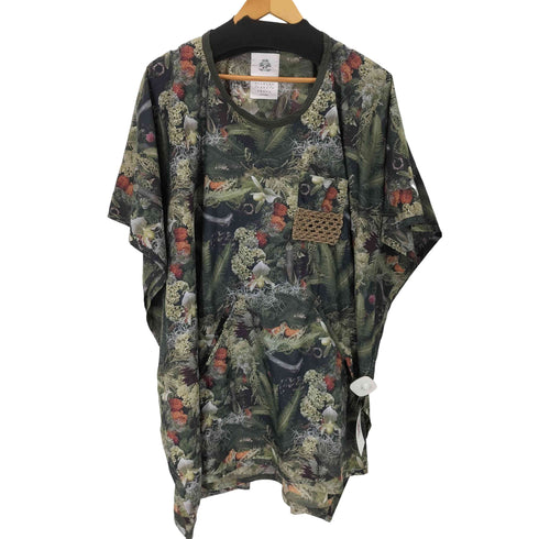 ストフ STOF ボタニカル柄 シェルビッグTシャツ メンズ JPN:S