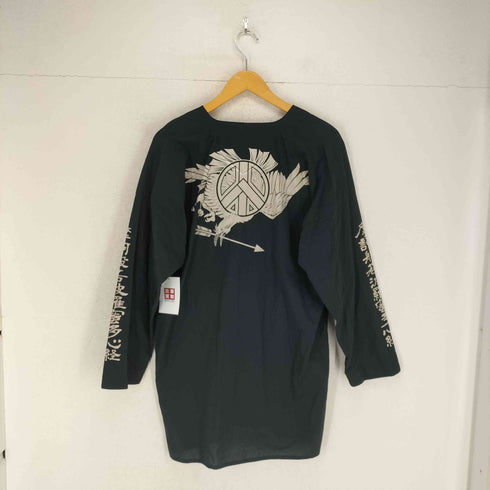 ブラックミーンズ BLACKMEANS 鳳皇 そなえよつねに 鯉口シャツ ダボシャツ メンズ JPN:XL