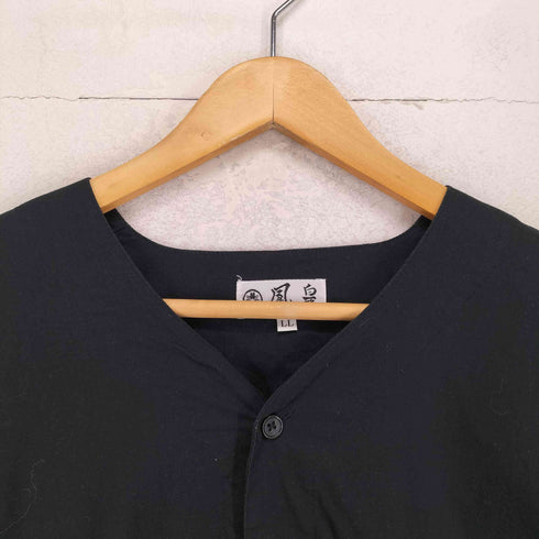 ブラックミーンズ BLACKMEANS 鳳皇 そなえよつねに 鯉口シャツ ダボシャツ メンズ JPN:XL