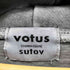 votus レイヤードデザインダメージ加工ピグメントフーディ メンズ