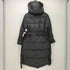STYLE FLY はっ水 Aラインシルエットロングダウンコート レディース JPN:S