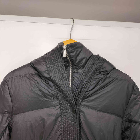 STYLE FLY はっ水 Aラインシルエットロングダウンコート レディース JPN:S