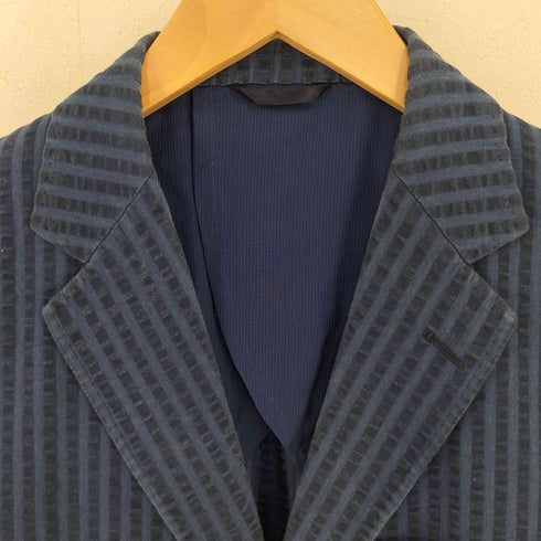 アザブテーラー 麻布テーラー AZABU TAILOR シアサッカー 2Bテーラードジャケット メンズ JPN:46