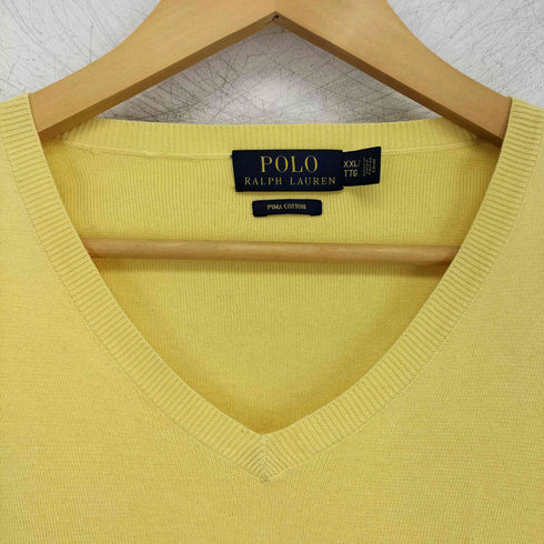 ポロラルフローレン POLO RALPH LAUREN Vネックコットンニット メンズ XXL