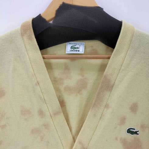 ラコステ LACOSTE 80-90s フランス製 ワンポイントロゴ タイダイニットベスト メンズ 7