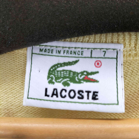 ラコステ LACOSTE 80-90s フランス製 ワンポイントロゴ タイダイニットベスト メンズ 7