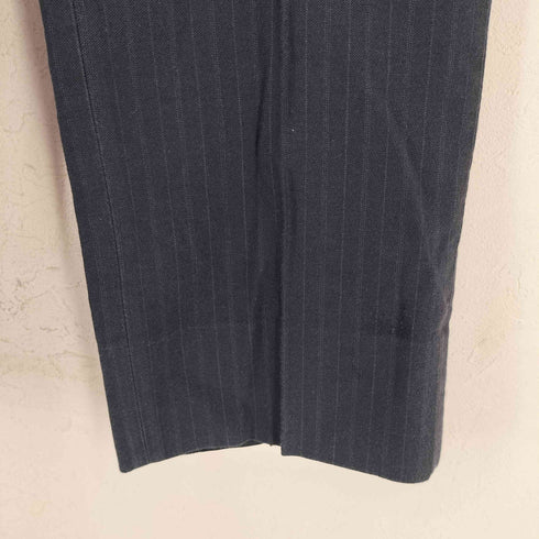 マーガレットハウエル MARGARET HOWELL ストライプ柄 ノータック ウールスラックス メンズ JPN:L