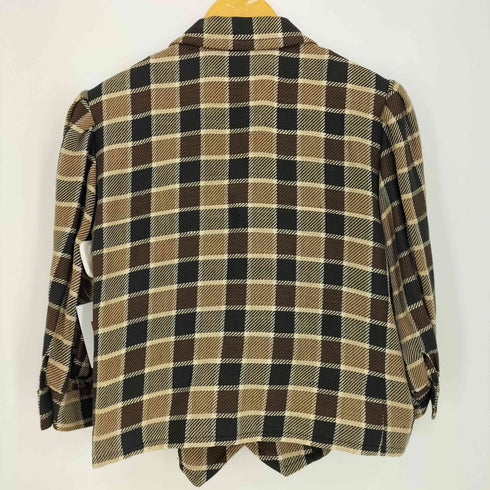 ジバンシィ GIVENCHY チェック ダブルブレスト 1B テーラードジャケット レディース JPN:13号
