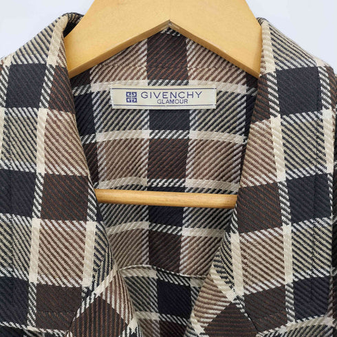 ジバンシィ GIVENCHY チェック ダブルブレスト 1B テーラードジャケット レディース JPN:13号