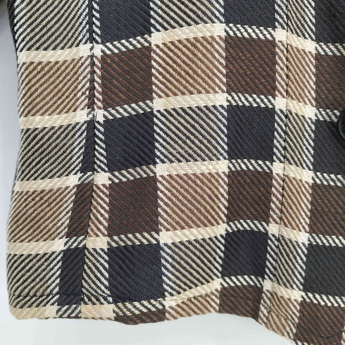 ジバンシィ GIVENCHY チェック ダブルブレスト 1B テーラードジャケット レディース JPN:13号
