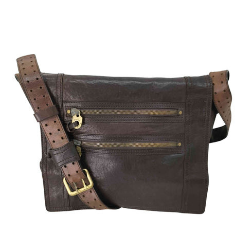 バリー BALLY フロントジップ レザー ショルダー バッグ メンズ