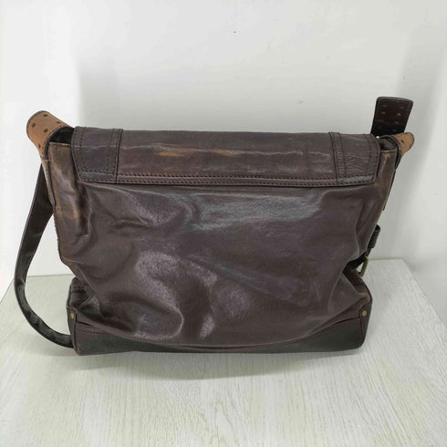 バリー BALLY フロントジップ レザー ショルダー バッグ メンズ