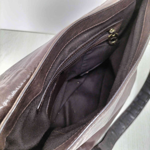 バリー BALLY フロントジップ レザー ショルダー バッグ メンズ