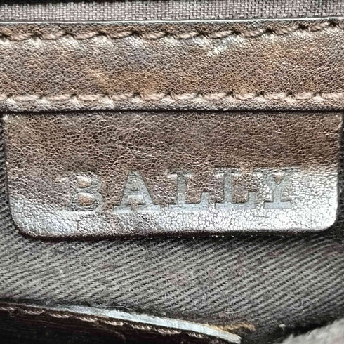 バリー BALLY フロントジップ レザー ショルダー バッグ メンズ