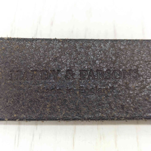 HARDY&PARSONS レザー ベルト メンズ 32