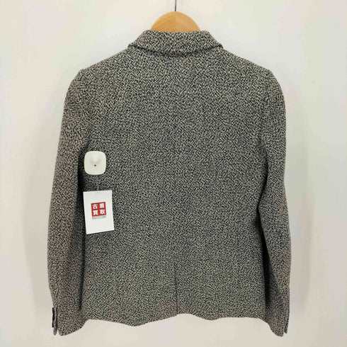 クリスチャンディオール Christian Dior 3B ツイード テーラード ジャケット レディース FR:34