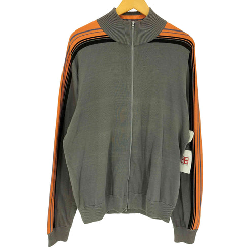 バクラック BACHRACH シルクコットン ジップアップ ニット カーディガン メンズ import:XL