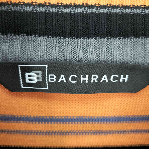 バクラック BACHRACH シルクコットン ジップアップ ニット カーディガン メンズ import:XL