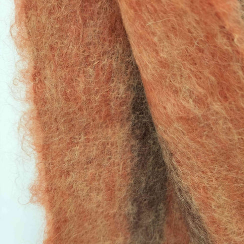 CLEN CREE モヘア マフラー チェック柄 メンズ