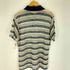 ORO Golden Threads 70-80S シースルー ボーダー S/S ポロシャツ VINTAGE メンズ import:XL