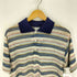 ORO Golden Threads 70-80S シースルー ボーダー S/S ポロシャツ VINTAGE メンズ import:XL