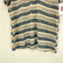 ORO Golden Threads 70-80S シースルー ボーダー S/S ポロシャツ VINTAGE メンズ import:XL